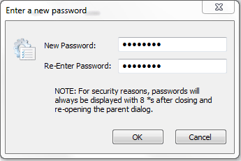 Password change dialog