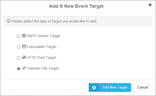 add a new event target