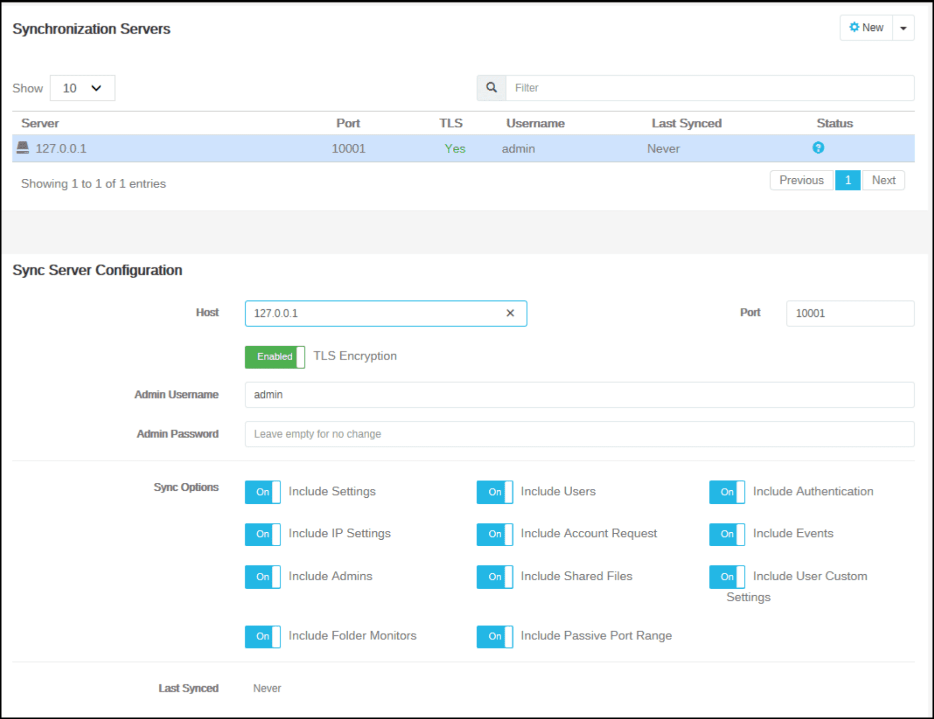 Cerberus FTP Server's Synchronization Manager for Disaster Recovery