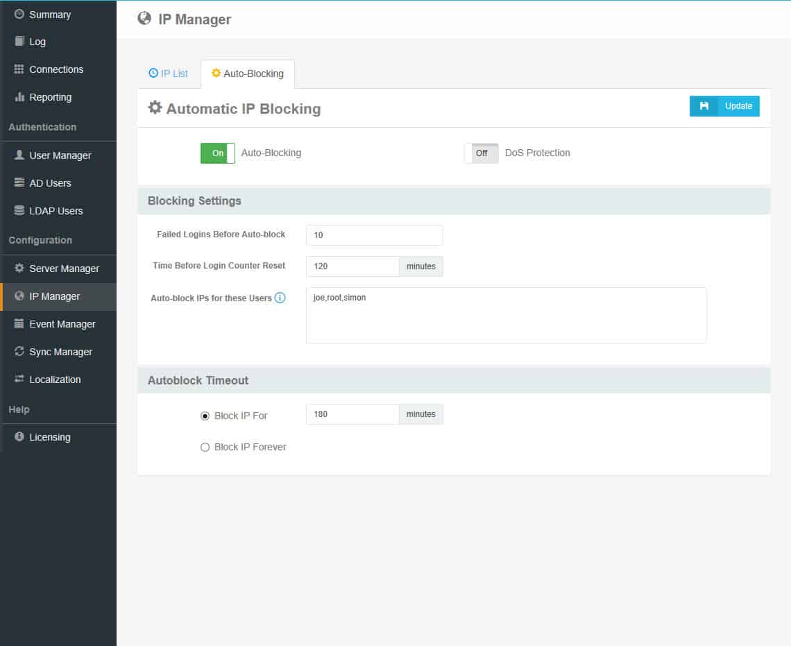 cerberus-ftp-server-ip-allow-deny Cerberus FTP Server IP Allow Deny Settings