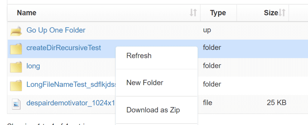 Zipping A Folder