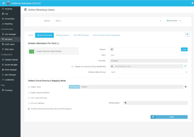 Cerberus FTP Server v13 Active Directory Integration