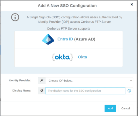 Okta SSO Support | Cerberus FTP Server